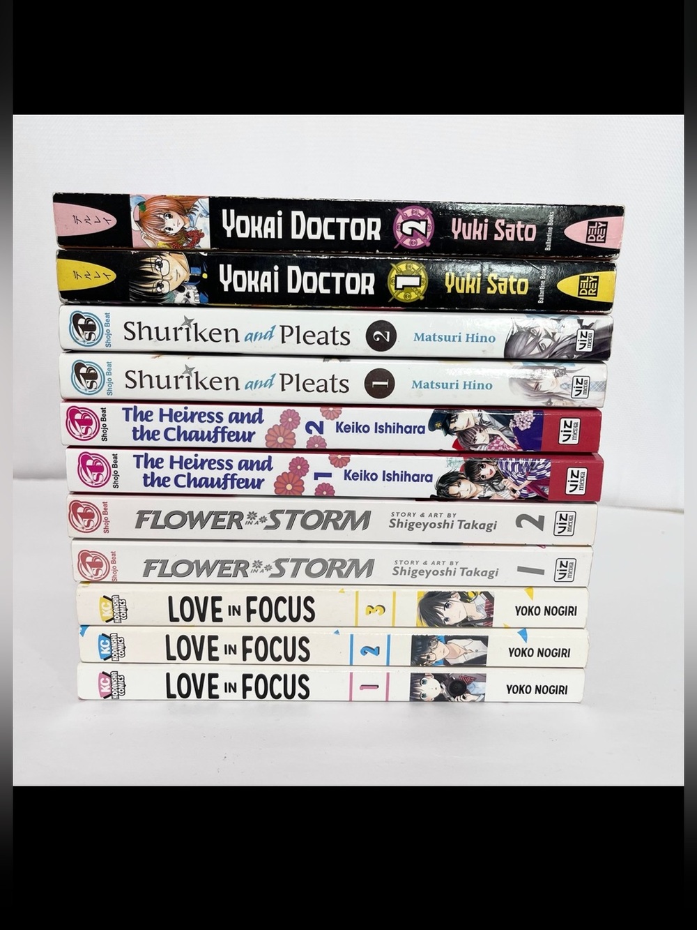 Shojo Manga Book Bundle lot of 11